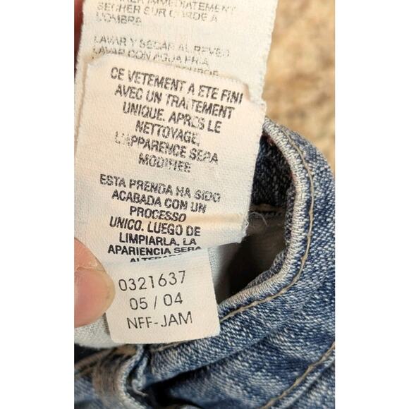 Vintage Tommy Hilfiger Y2K Low Rise Flare Jeans Size 12 Long Medium Wash - Picture 6 of 9